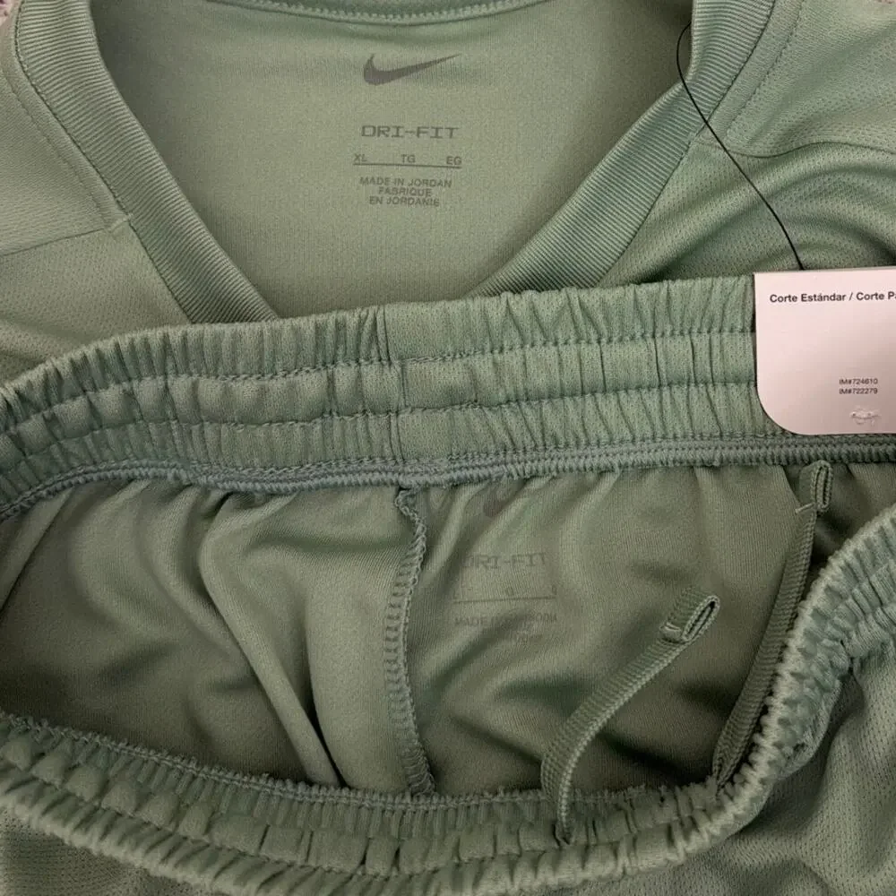 NWT Nike Athletic Dri-Fit 2 Piece Matching Set Mint Green Youth L/XL
